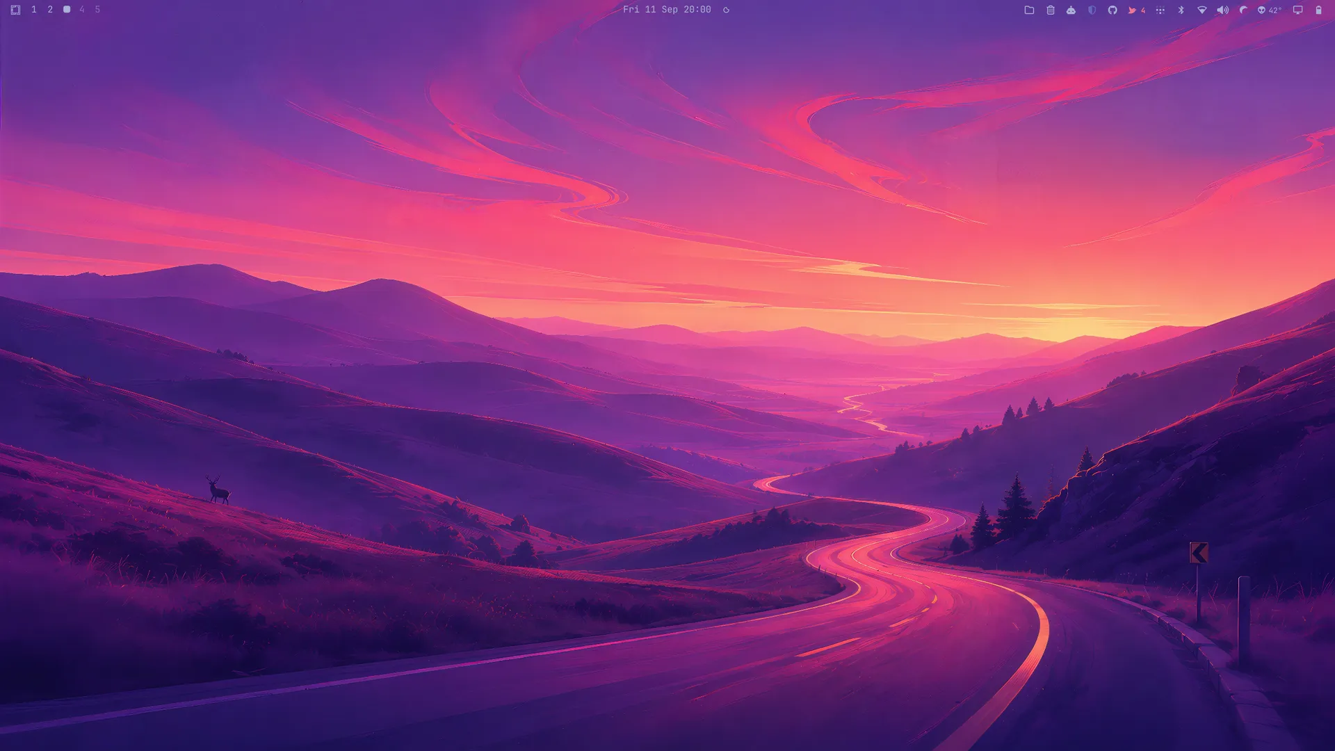 An Omarchy desktop in the current theme